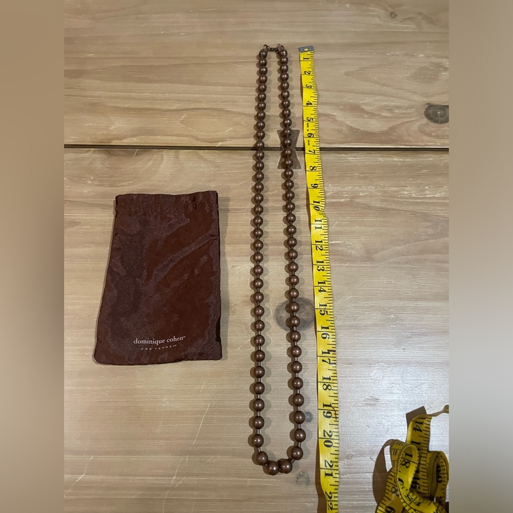 Dominique Cohen for Target copper bead necklace